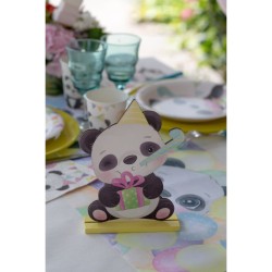 Decoracin de madera Baby Panda. n1