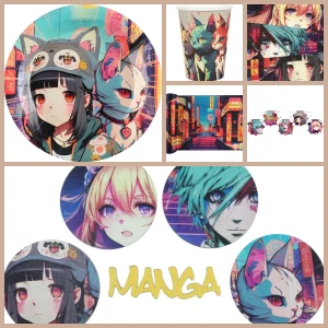 Caja de fiesta manga grande