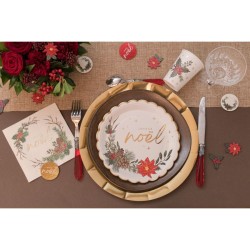 10 Tazas Navideñas Bajo Madera. n°1