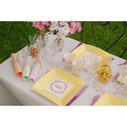 12 servilletas peque�as de primavera Feliz Pascua. n�3