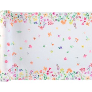 Camino de mesa de primavera