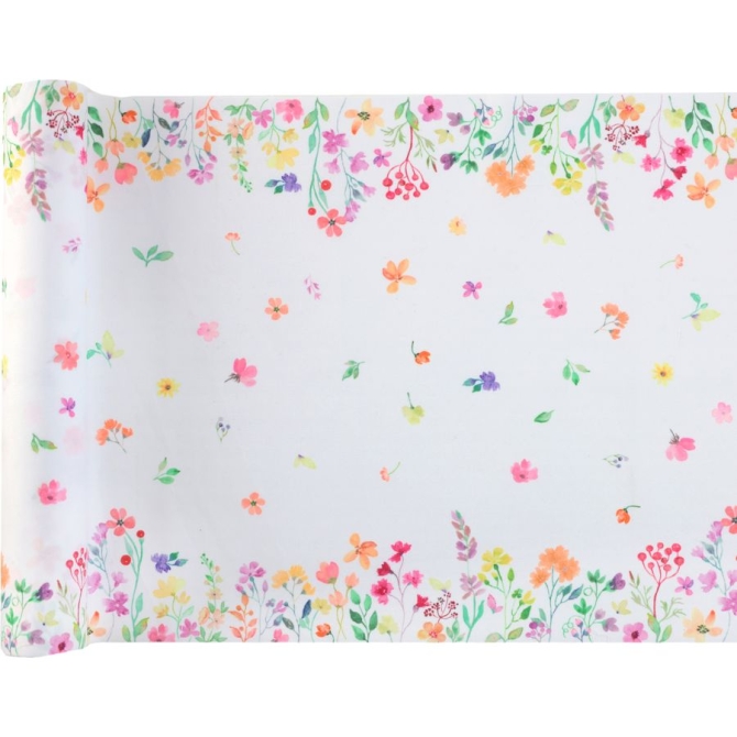 Camino de mesa de primavera 