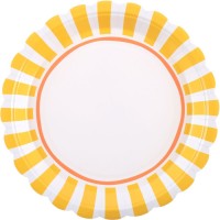 6 platos amarillos Dolce Vita