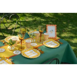 6 Vasos amarillas Dolce Vita. n�1