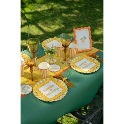 6 Vasos amarillas Dolce Vita. n�2