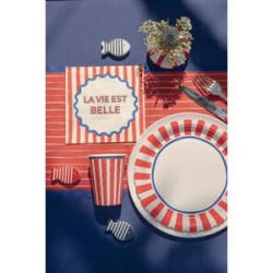 6 Vasos rojas Dolce Vita. n�1