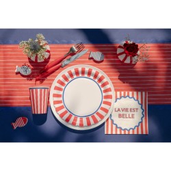 12 servilletas rojas Dolce Vita. n�1