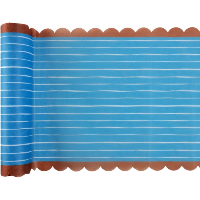 Camino de mesa Dolce Vita azul cielo 