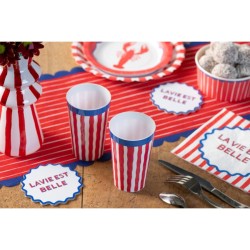 1 vaso reutilizable rojo Dolce Vita. n�1