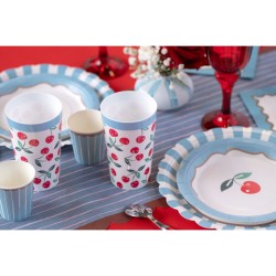 1 vaso reutilizable Dolce Vita,  azul cielo. n�1