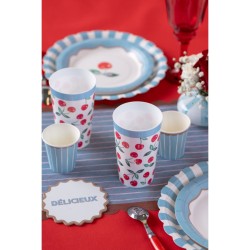 1 vaso reutilizable Dolce Vita,  azul cielo. n�2