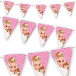 Guirnalda de banderines de Barbie. n�2