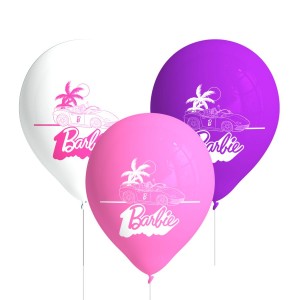8 globos de Barbie