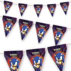 Guirnalda de banderines de Sonic Prime. n�1