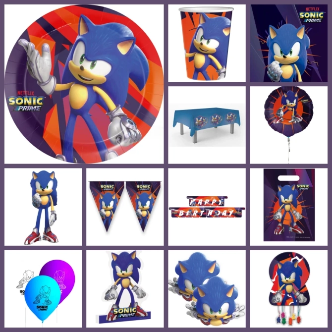 Caja Maxi Party de Sonic Prime 