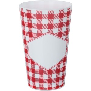 1 vaso reutilizable de estilo campestre