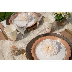 Paquete de 4 peon�as de � 11 cm - Marfil. n�1
