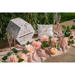 Guirnalda de peon�as de 140 cm - Melocot�n. n�1