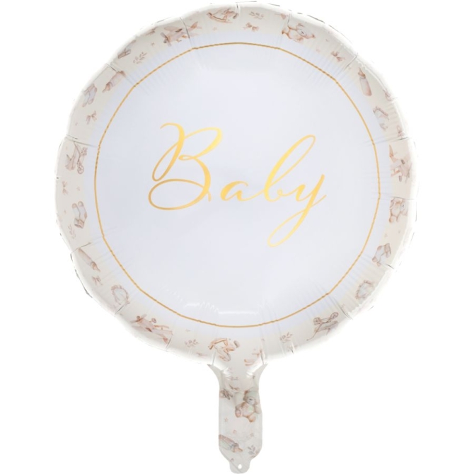 Globo de Aluminio con Helio Pequeño Osito - Ø 45 cm