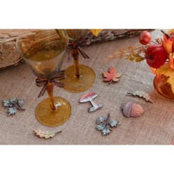 10 confetis esparcibles de oto�o encantado - Madera. n�3