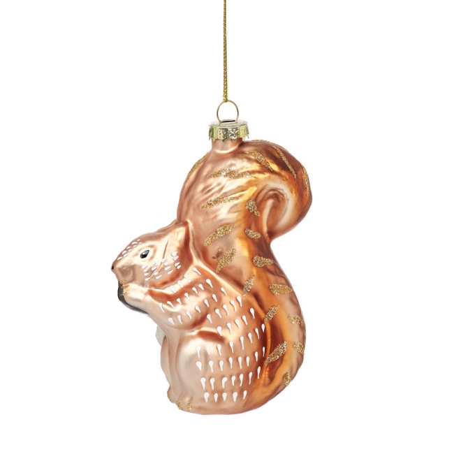 Decoración para colgar Ardilla (11 cm) - Cristal 