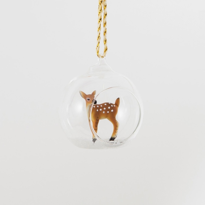 Decoración para colgar Burbuja de Cristal Doe (8 cm) 