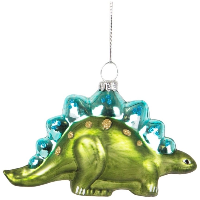 Lmpara colgante Dino Stegosaurus (11 cm) - Vidrio 