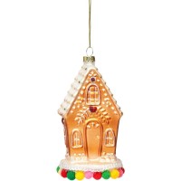 Decoracin para colgar Gingerbread House (12 cm) - Cristal
