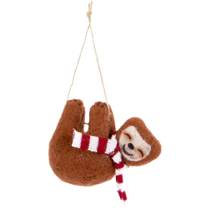 Decoracin para colgar perezoso (10 cm) 