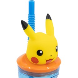 Gobelet en Plastique 360 ml avec Paille et Figurine 3D  Pokmon. n2