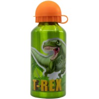 Botella de aluminio 400 ml Dino T-Rex