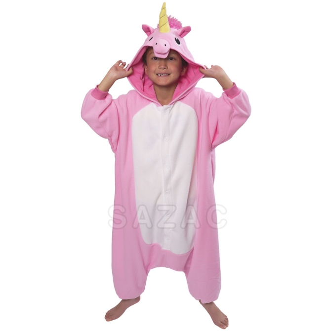 Unicornio Rosa Kigurumi Infantil 