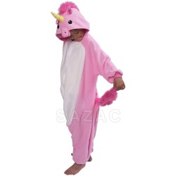 Unicornio Rosa Kigurumi Infantil. n1