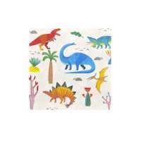 20 Servilletas Dino Colors - Reciclables