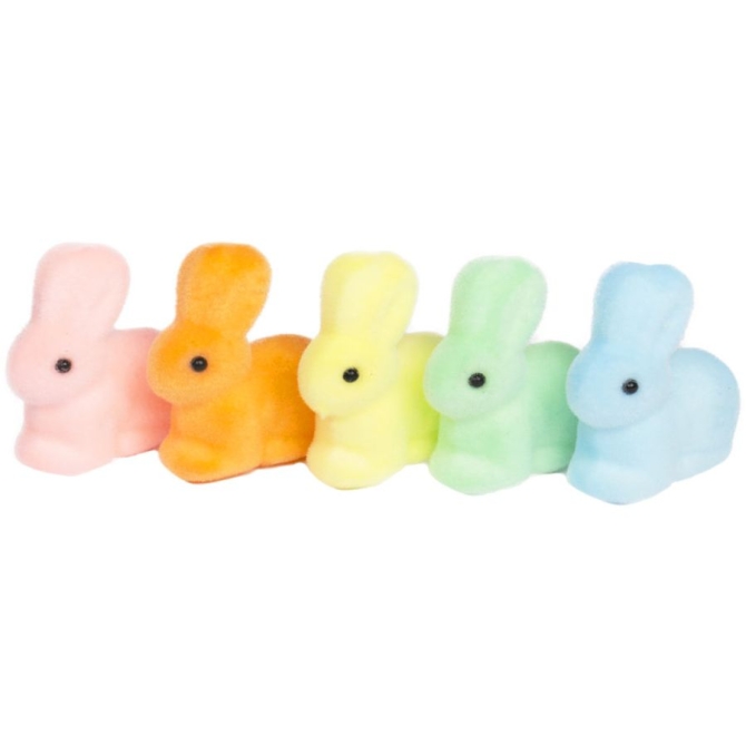 5 decoraciones de conejitos de Pascua - Pastel 