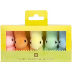 5 decoraciones de conejitos de Pascua - Pastel. n5