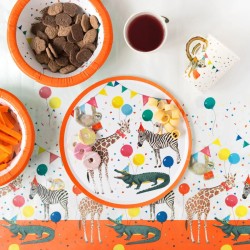 8 Vasos Safari Animal Party. n4