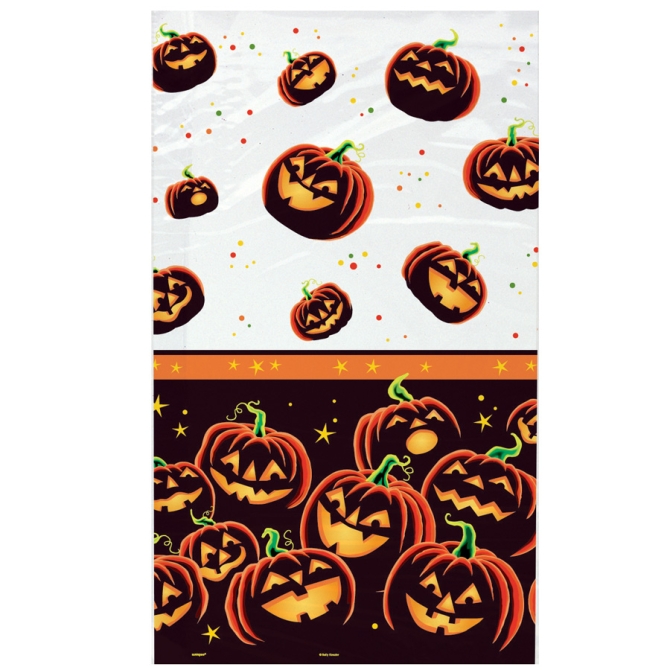 Mantel Plástico Sonrisa Calabaza 