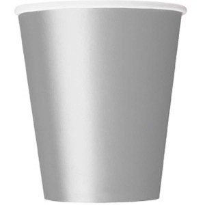 8 vasos de plata