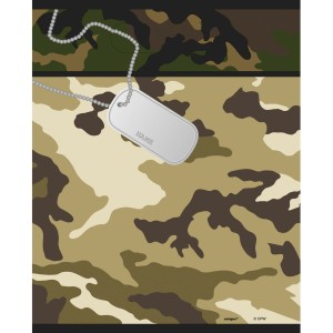 8 bolsas de regalo camuflaje