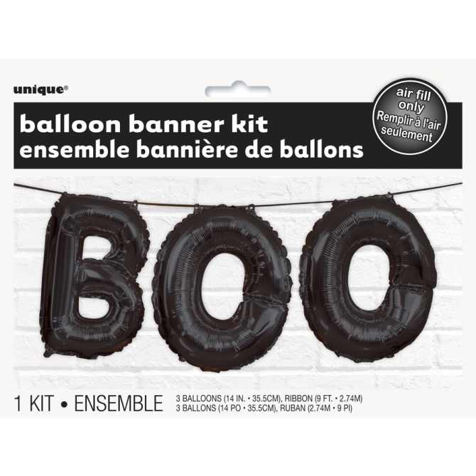 Guirnalda de globos BOO (2, 74 m) 