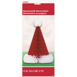 Sombrero de Navidad 3D Decoracin (30 cm) - Papel Panal. n1