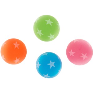 8 bolas rebote de estrellas de nen (3 cm)