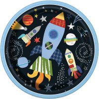 8 platos de Cosmos Party