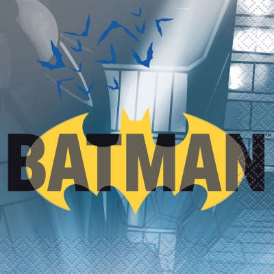 16 servilletas pequeñas de Batman 