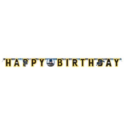 Guirnalda de feliz cumpleaos de Batman 