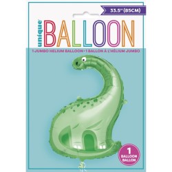 Globo Dino Verde Gigante - 85 cm. n1