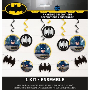 Kit de 7 decoraciones Batman