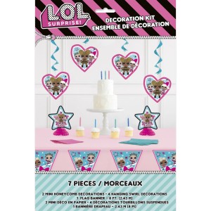 Kit de 7 decoraciones Lol Surprise