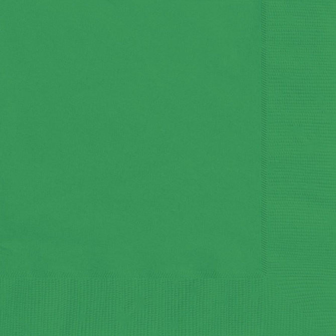 20 Servilletas - Verde Esmeralda 